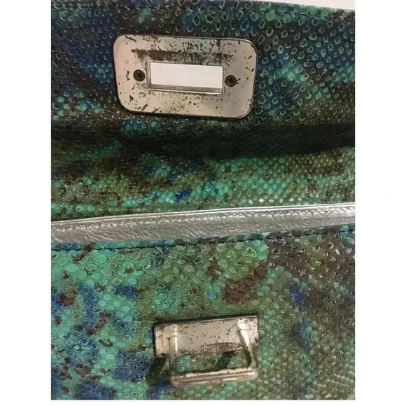 Michael kors Capra snakeskin shoulder handbag - Picture 9 of 9